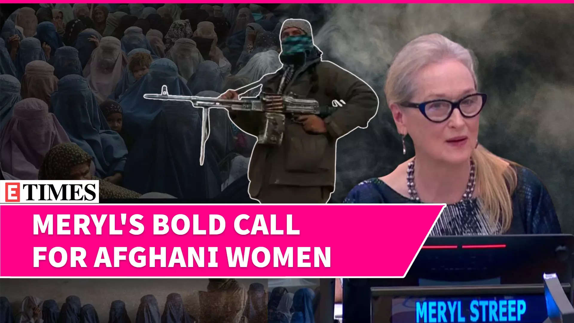 Meryl Streep Stands In Solidarity With Afghan Women; Calls For Action At The UN | WATCH