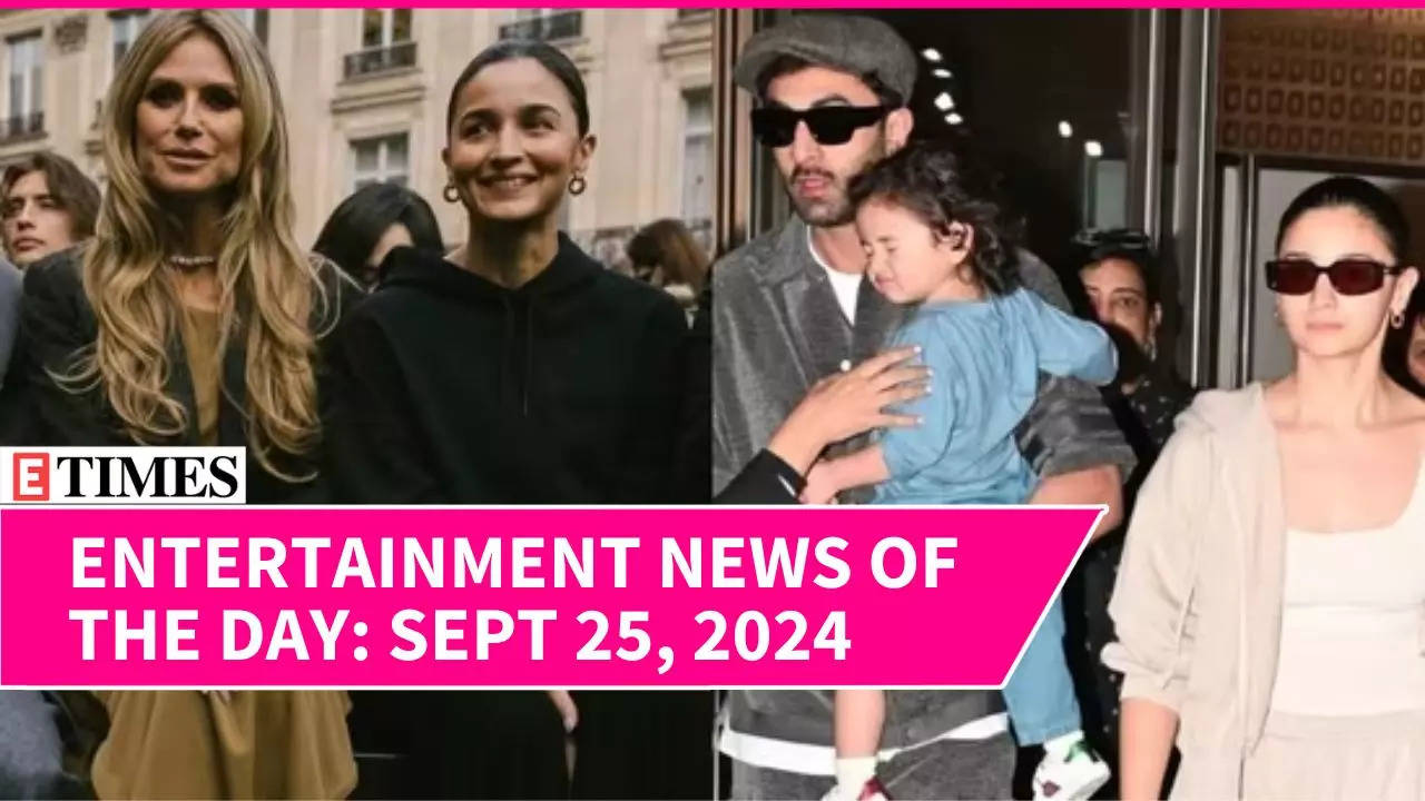 Entertainment News, September 25, 2024: Alia Bhatt Returns Home After Paris Debut, Mallika Sherawat Makes A Comeback & More