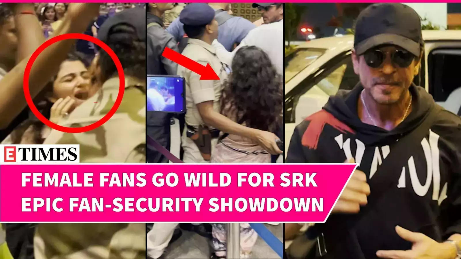 Shah Rukh Khan's Female Fans Create A Stir, Confront Security At Airport