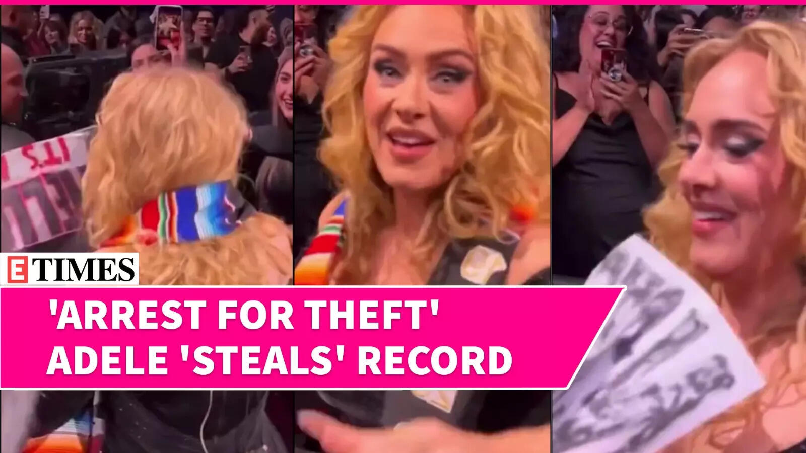 Adele Shocks Fan By Taking Away His Vinyl Record, Watch Video