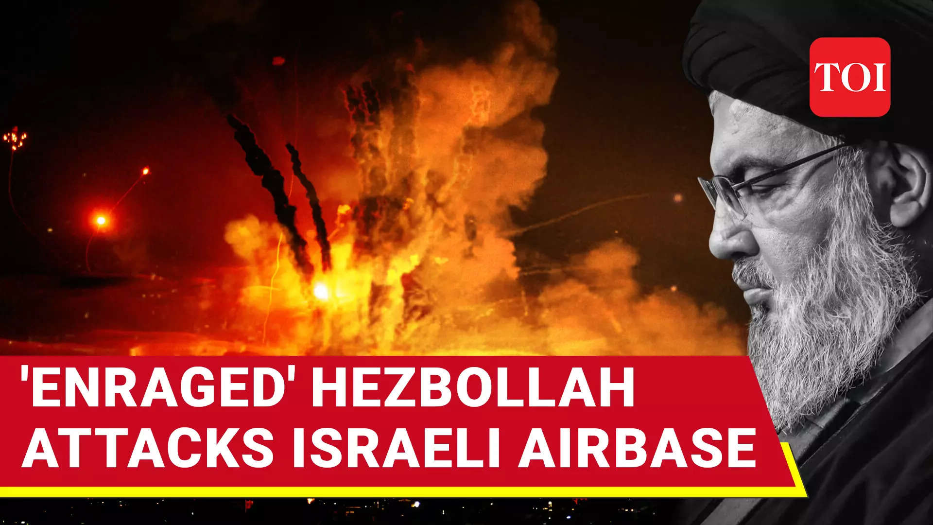 Hezbollah ‘Attacks’ Israeli Air Force Base After Nasrallah’s Assassination