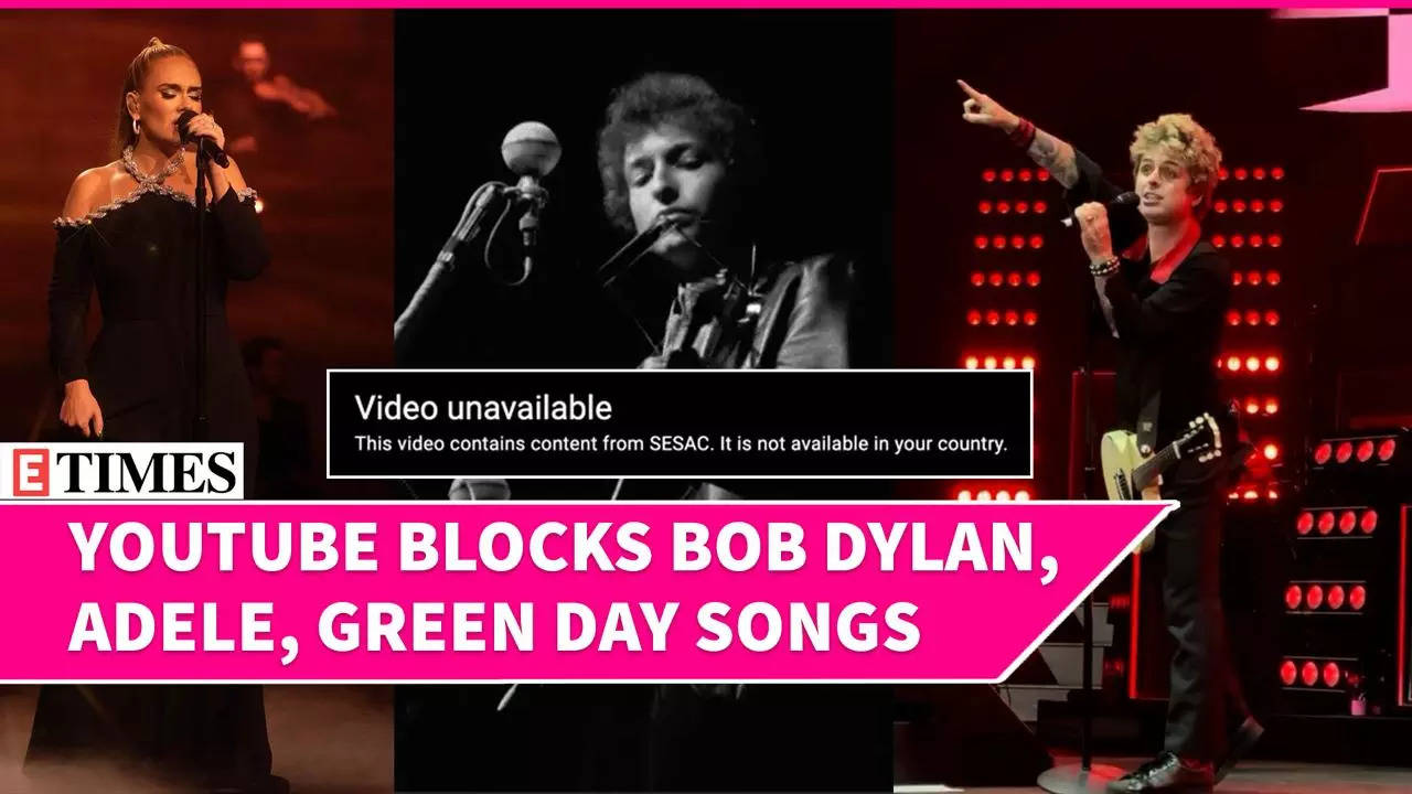 YouTube Blocks Hit Songs by Adele, Bob Dylan, Green Day Amid Legal Dispute With SESAC