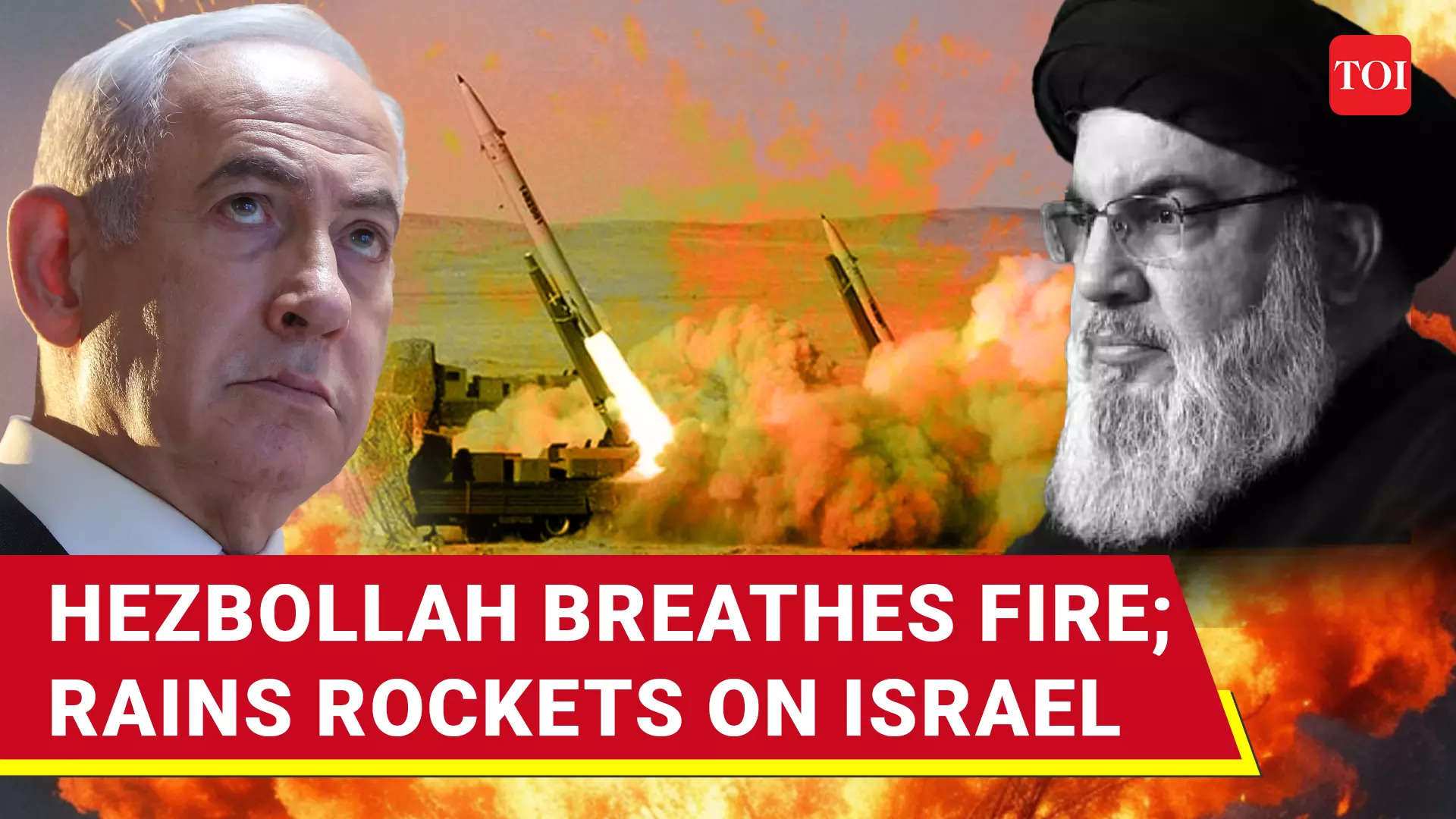 Hezbollah Begins Revenge Attacks On IDF, Fires Dozens Of Rockets At Northern Israel | Watch