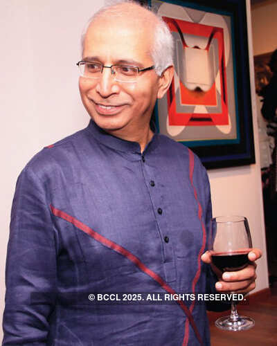 G.R. Santosh's art exhibition