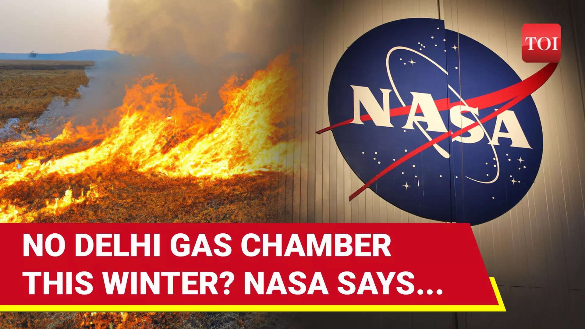 Good News For Delhi Ahead Of Winter; NASA Data Reveals… | Stubble Burning | Punjab | AAP