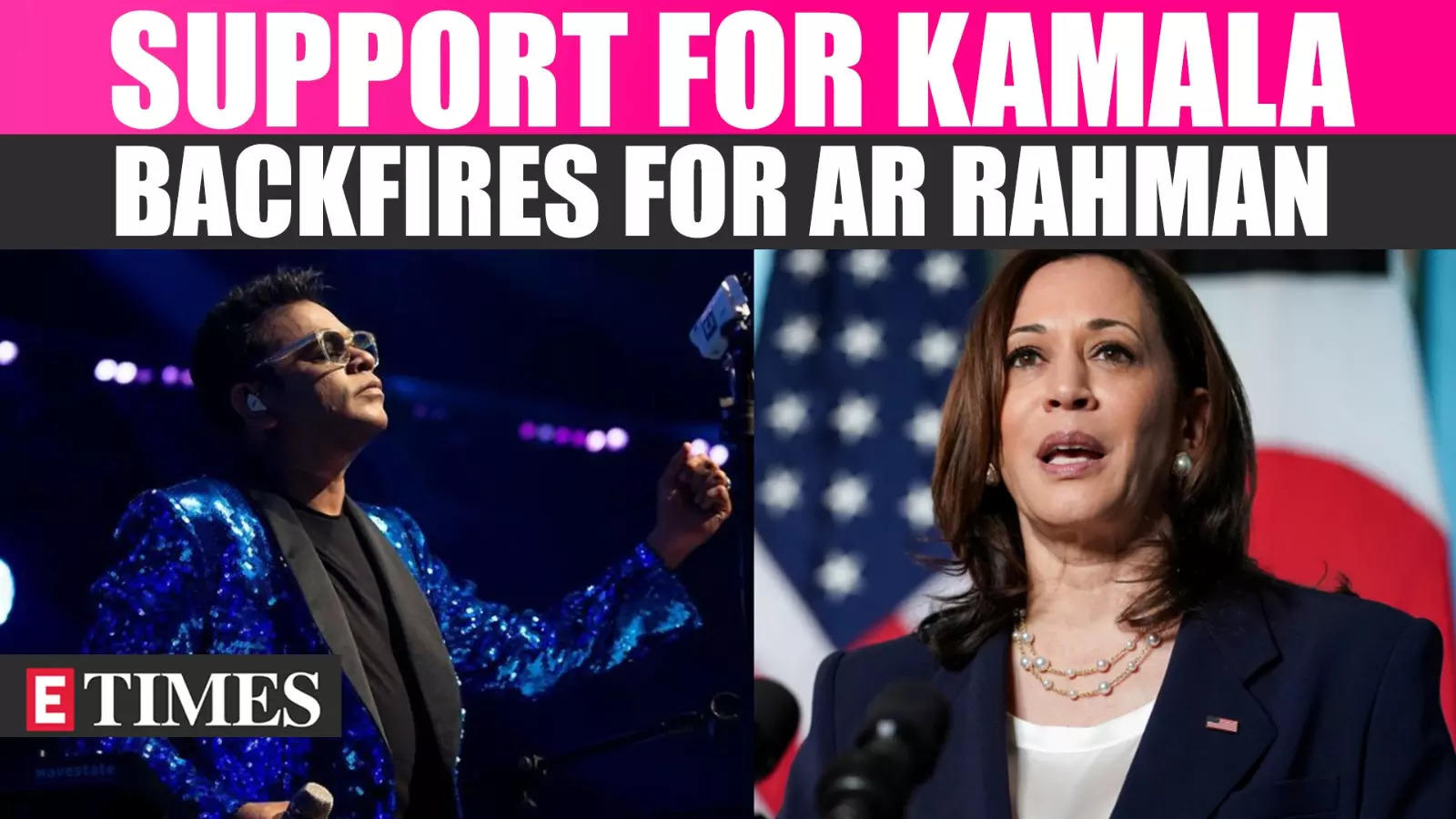 AR Rahman Endorses Kamala Harris, Receives Backlash