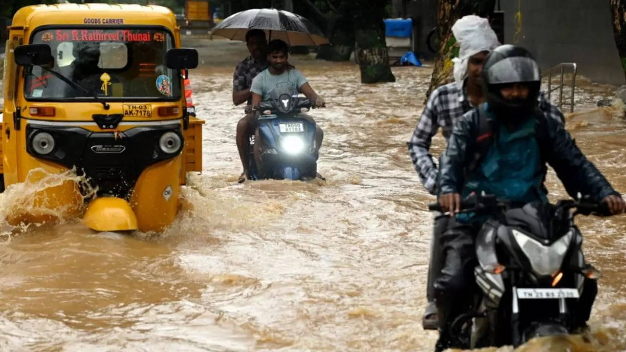 In Pics: Heavy Rain Lashes Parts Of Tamil Nadu, Normal Life Hit