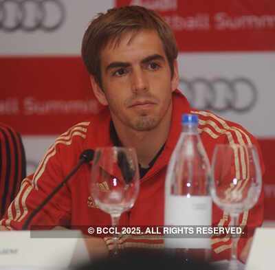 FC Bayern Munich's team in Delhi