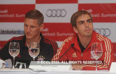FC Bayern Munich's team in Delhi