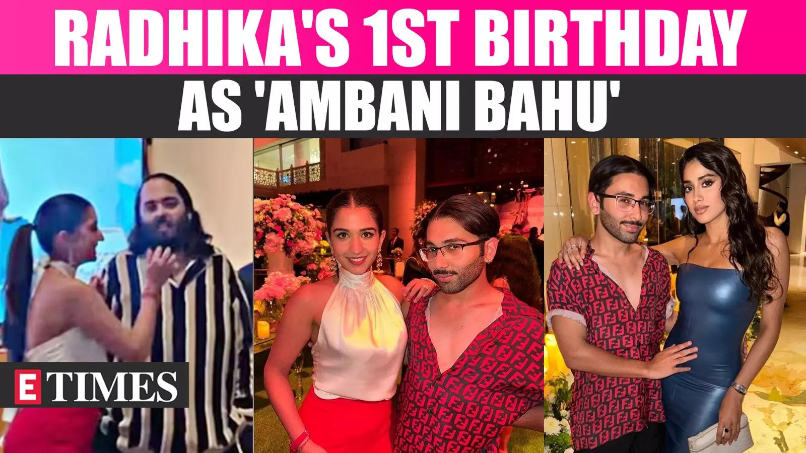 Ambanis Throw Star-Studded Bash For Radhika Merchant: Ranveer Singh, Janvhi Kapoor In Attendance | Watch