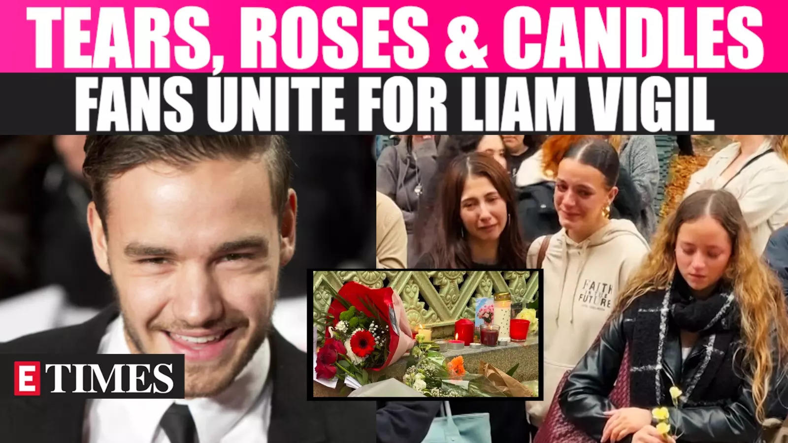 Liam Payne Fans Mourn Together At Candlelit Vigil In Brussels