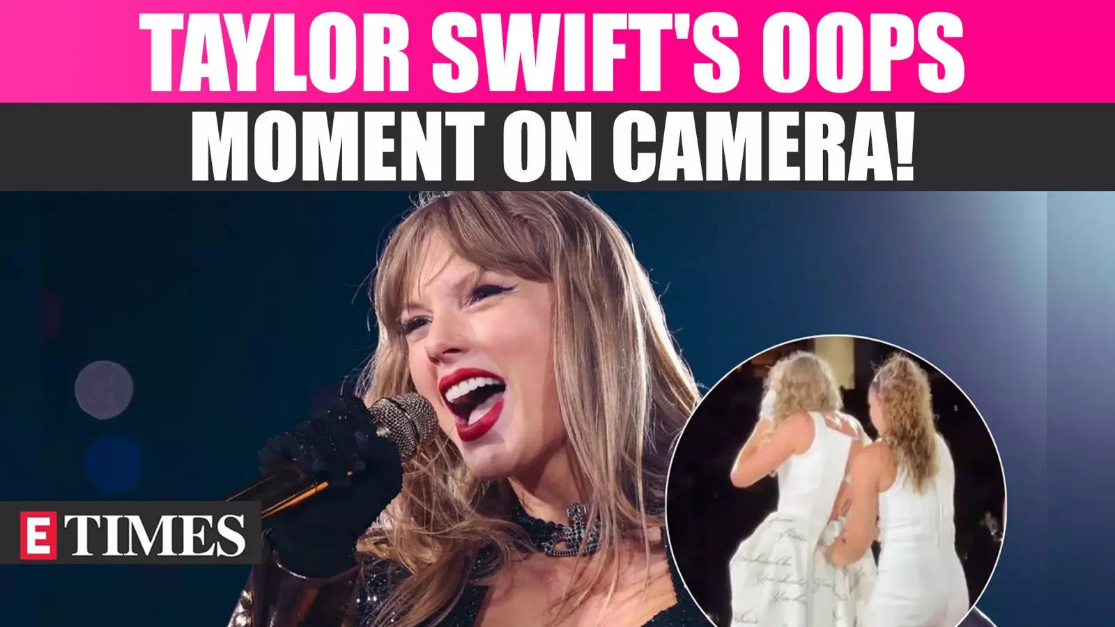 Taylor Swift's Gown Pops Open On Stage, Video of Her Wardrobe Malfunction Goes Viral