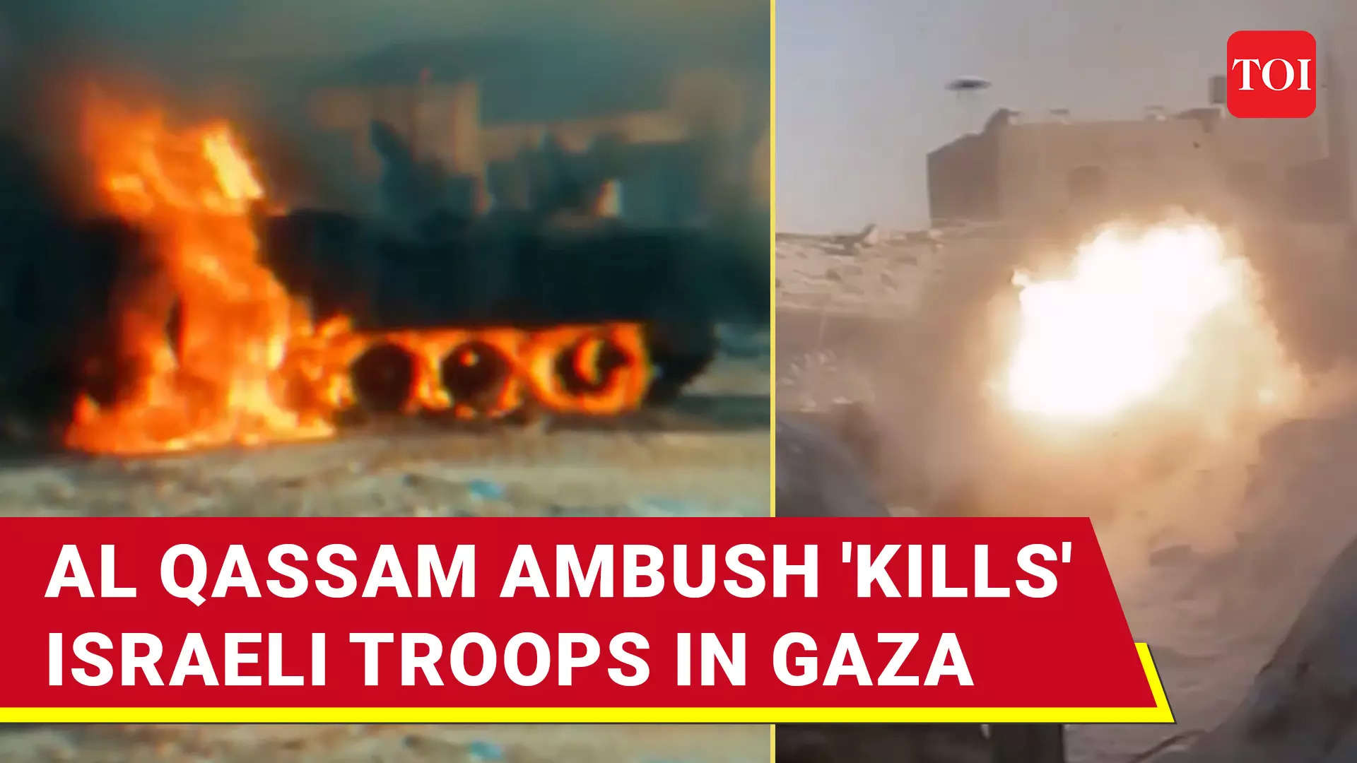 Al Qassam Fighters Trap Israeli Troops In Tight Ambush | Gaza War