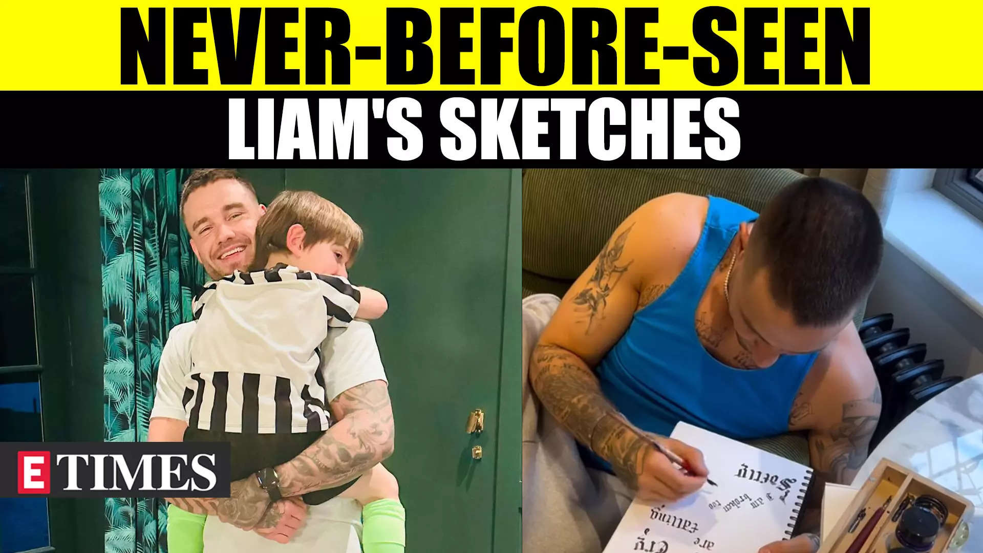 Liam Payne's Never-Before-Seen Drawings Revealed