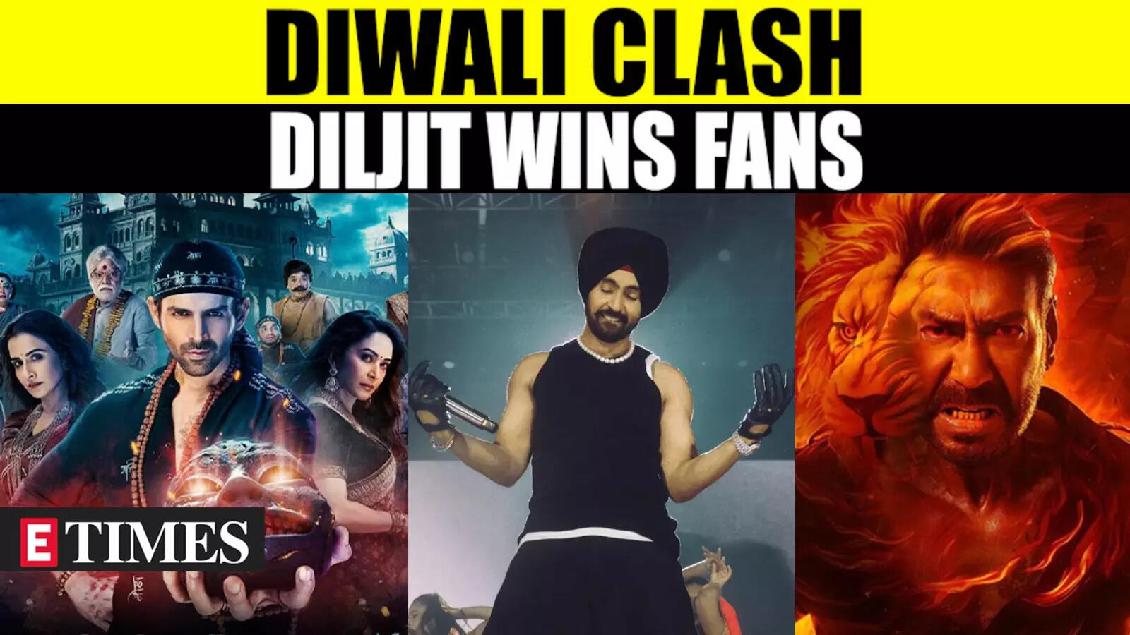 Top Bollywood Headlines October 29, 2024: 'Singham Again' Vs 'Bhool Bhulaiyaa 3': Diljit Wins Hearts Across India