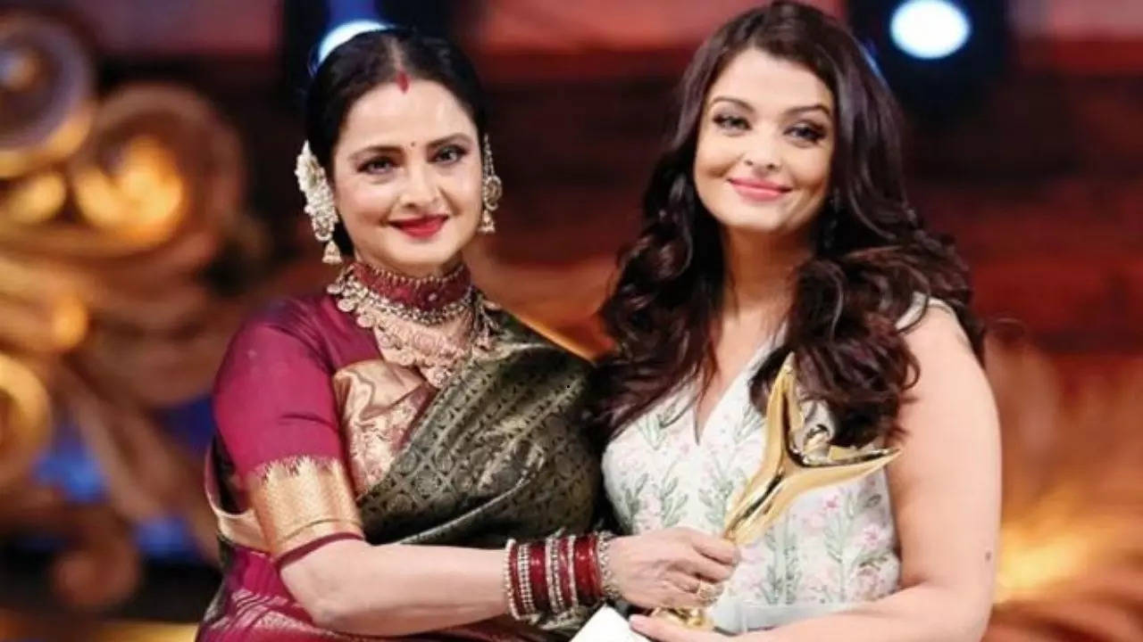 Rekha and Aishwarya Rai’s body language decoded: A bond through generations