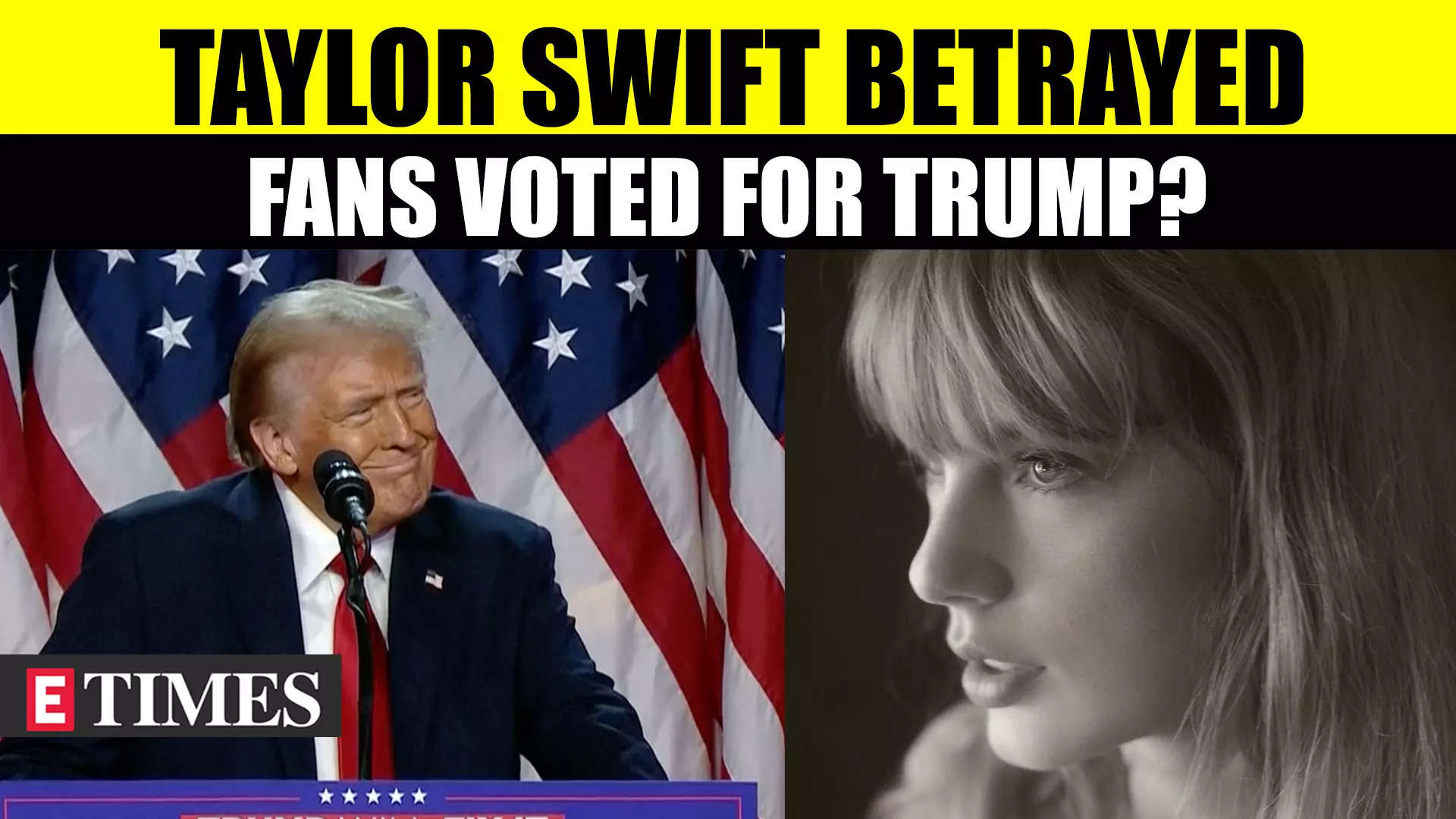 Taylor Swift's Fan Confesses To Voting For Donald Trump | Watch