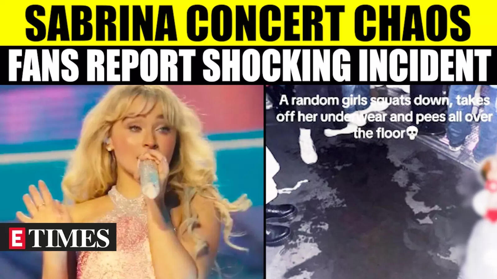 Shocking Incident at Sabrina Carpenter's San Francisco Show Fan Claims