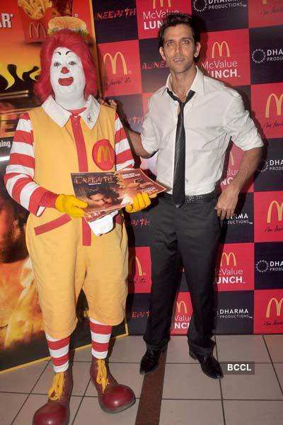 Hrithik ties up with McDonalds