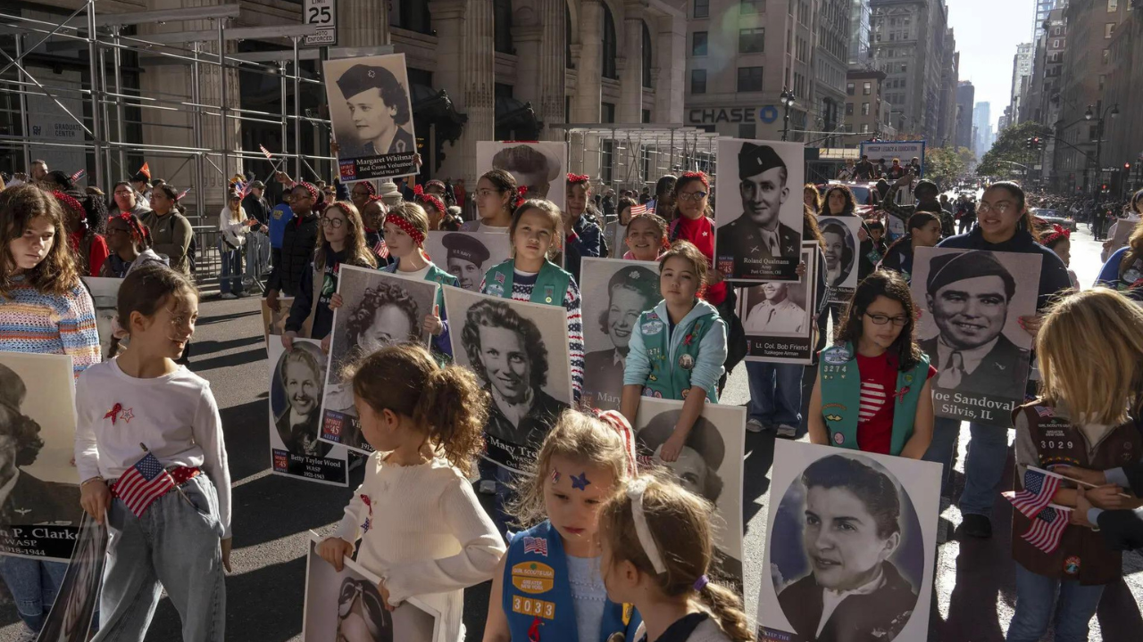 Honoring heroes: Veterans Day marked with parades, ceremonial tributes across America