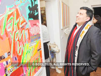 Trishla Jain's art exhibition