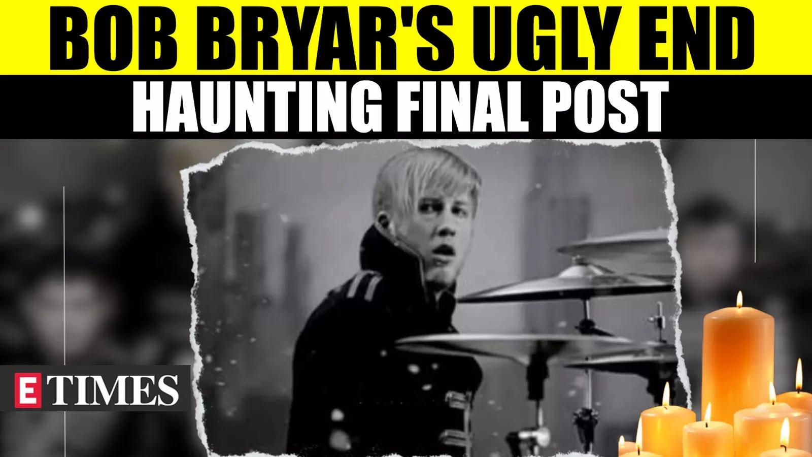 Bob Bryar, Former MCR Drummer, Meets Tragic End; Remembers Chester Bennington In Final Post | WATCH