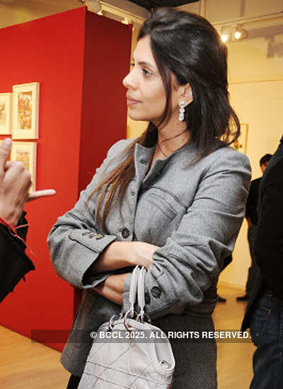 Sharmila Tagore @ art exhibition
