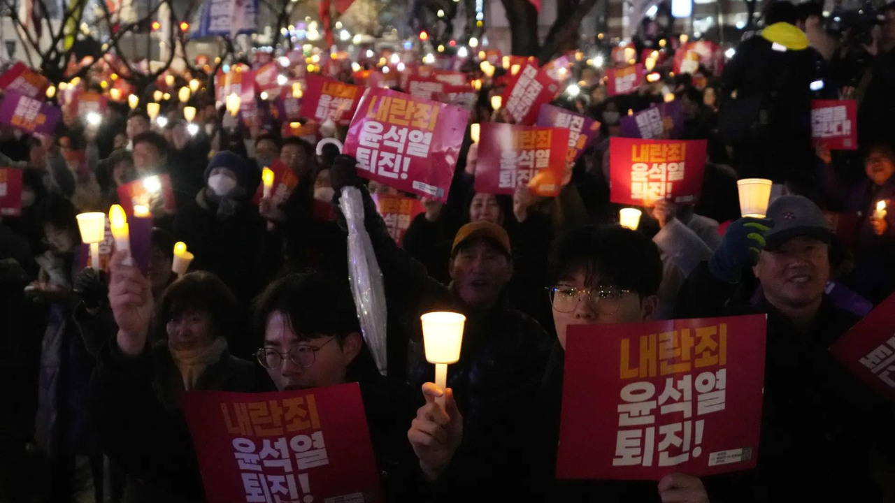 South Korea in turmoil: Protesters demand President Yoon Suk Yoon’s resignation over martial law