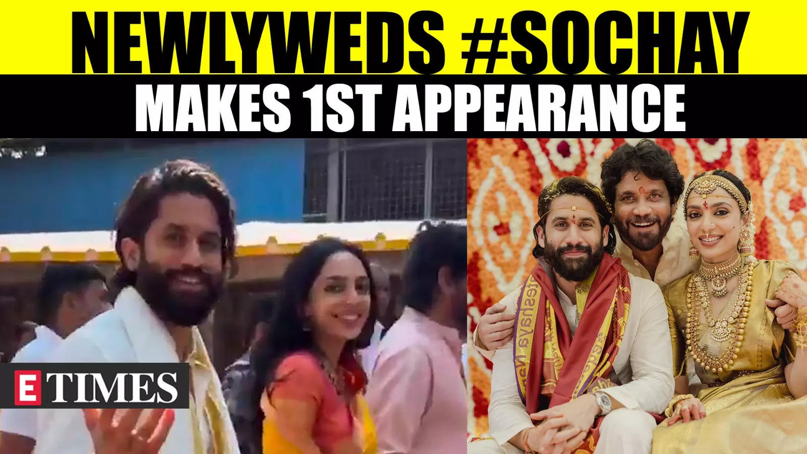 Naga Chaitanya & Sobhita Dhulipala Seek Blessings At Srisailam Temple