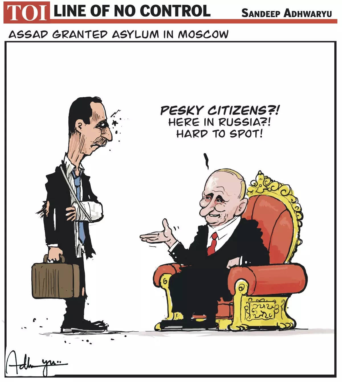 Assad granted asylum in Moscow