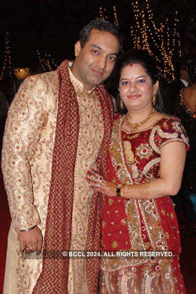 Sanaya and Atul Mehta's reception