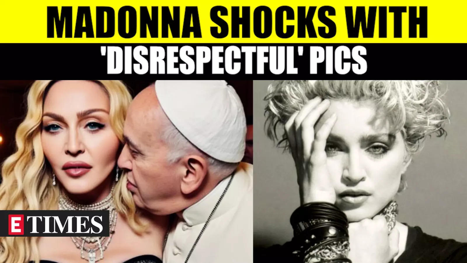 Madonna Stirs Controversy With ‘Cringe’ Post, ‘Poses’ Too Closely With Pope In Faux Snaps