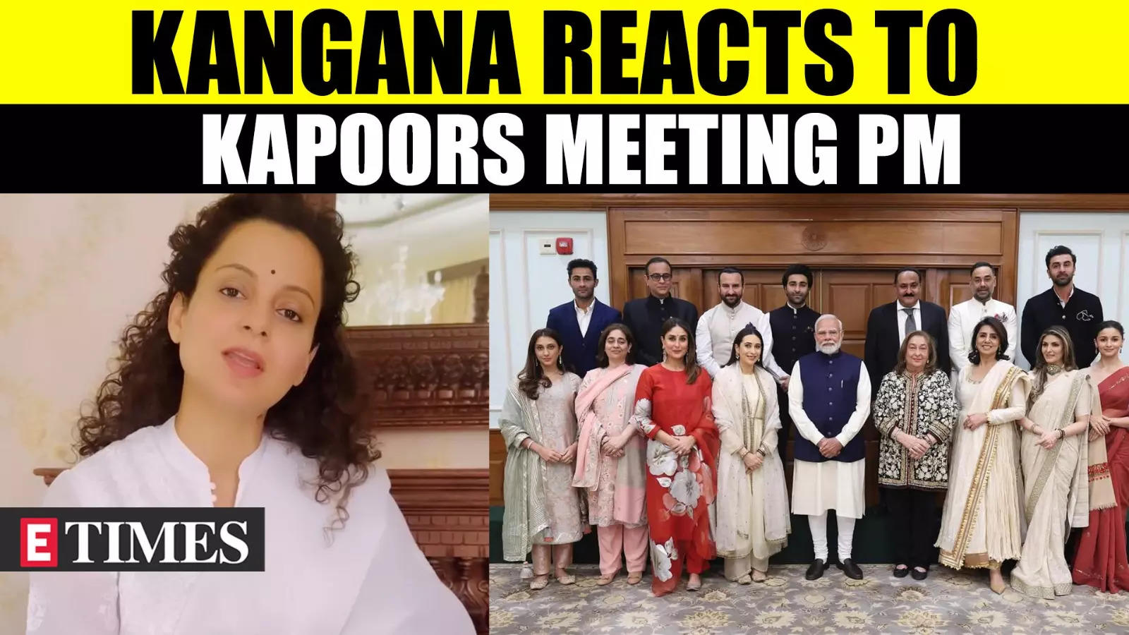 Kangana Ranaut Reacts To Kapoor Family's Meeting With Pm Modi, Gets Too 