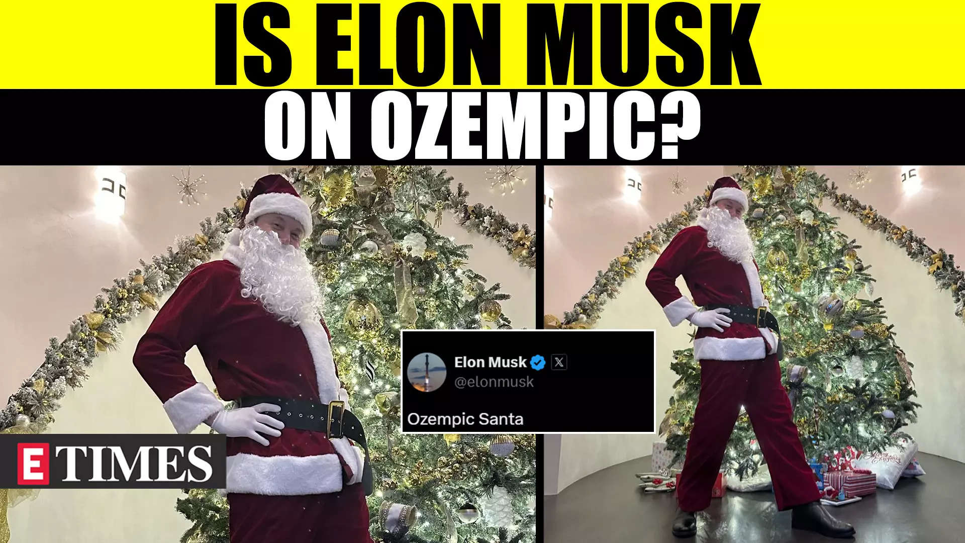 Elon Musk’s Slim Santa Look Sparks Frenzy; This Is How He Shed The Extra Pounds