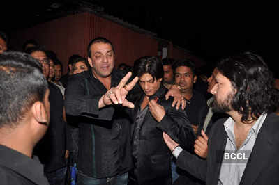 Stars at Sanjay Dutt's party