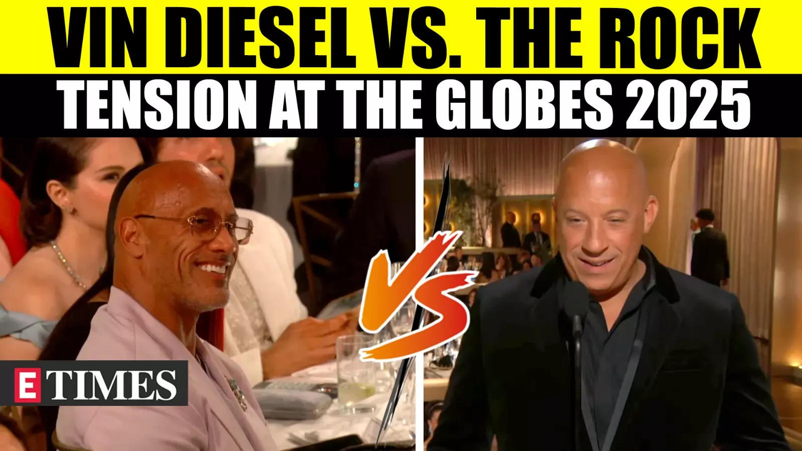 Vin Diesel and The Rock’s Golden Globes Interaction Has Fans Questioning: Are They Back on Track?