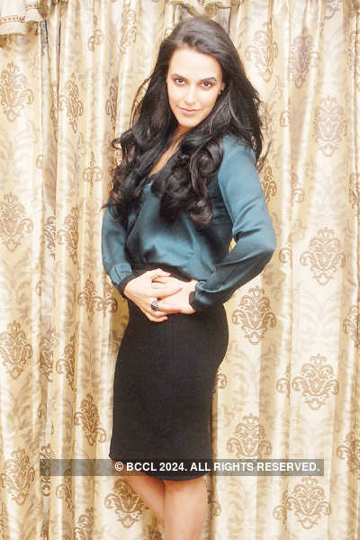 Neha Dhupia Poses During An Exclusive Photo Shoot For Nagpur Times On Her Recent Visit To The City