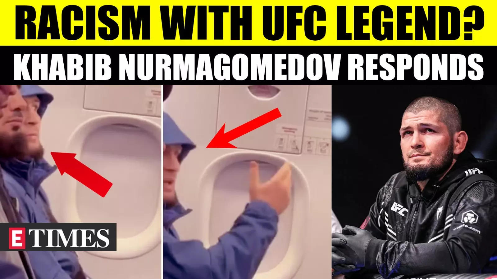 UFC Legend Khabib Nurmagomedov Responds To Viral Flight Spat Video, Questions 'Racism' | WATCH