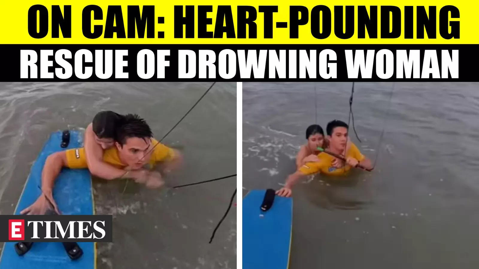 Brazilian Olympic Kitesurfer Bruno Lobo Saves Drowning Woman, Heroic Act Caught On Camera | Watch