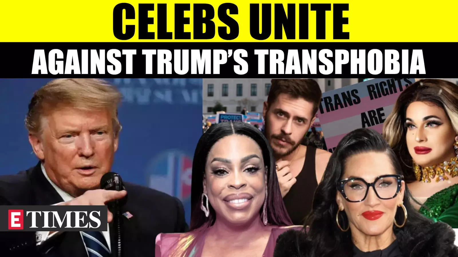 ‘Go To Hell’, Celebrities React To Donald Trump’s Transphobic Declaration | WATCH