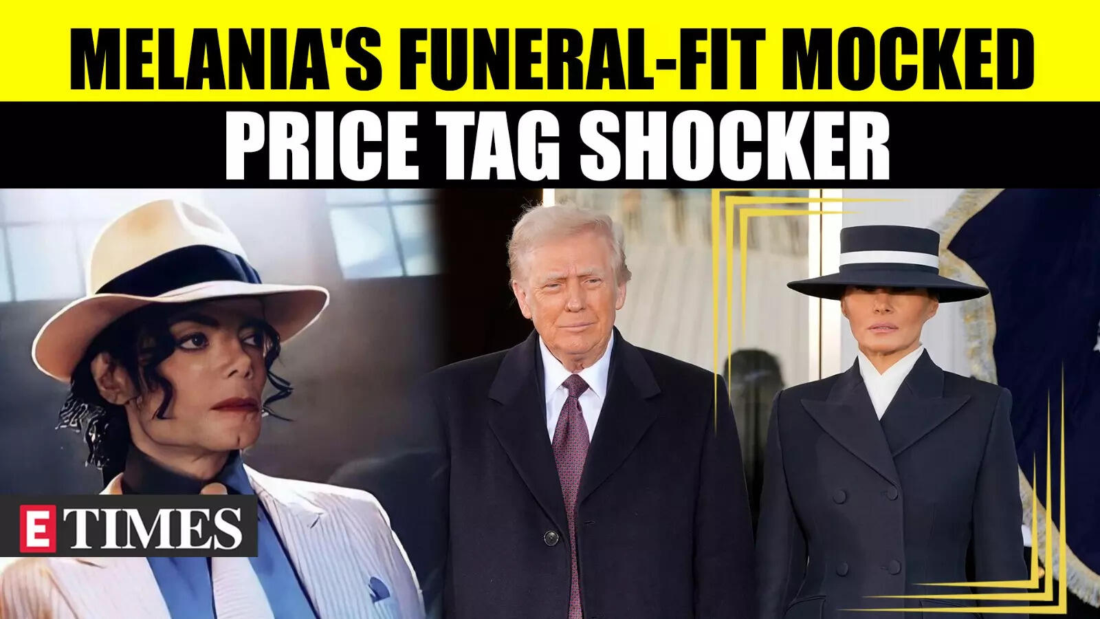 Melania Trump’s Inauguration Look Sparks Frenzy MJ & Funeral Fit