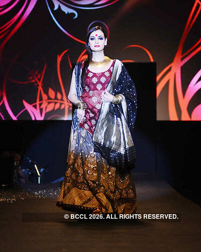 Michelle Innes during Ritu Kumar's couture show at The Aman in Delhi on ...