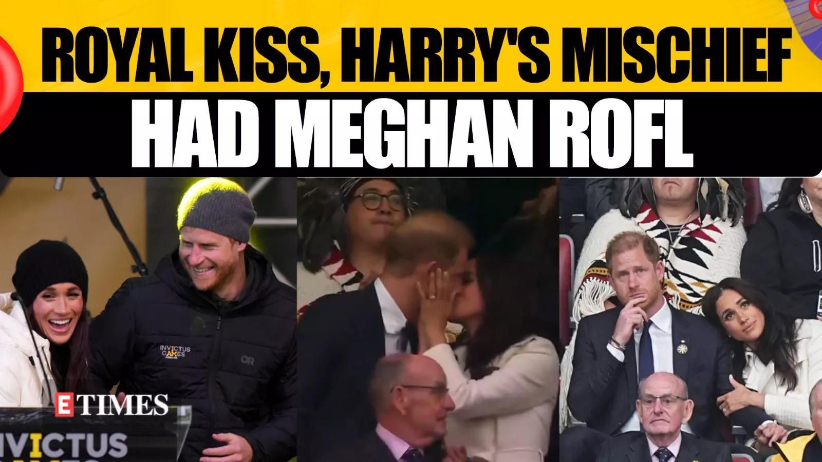 Prince Harry’s Whimsical Charm Sparks Meghan’s Laughter and an Adorable Kiss at Invictus Games