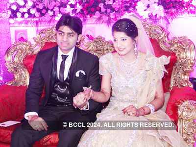 Rahul & Stuti's wedding reception