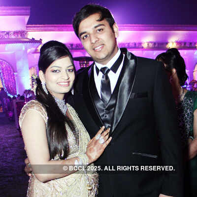 Rahul & Stuti's wedding reception
