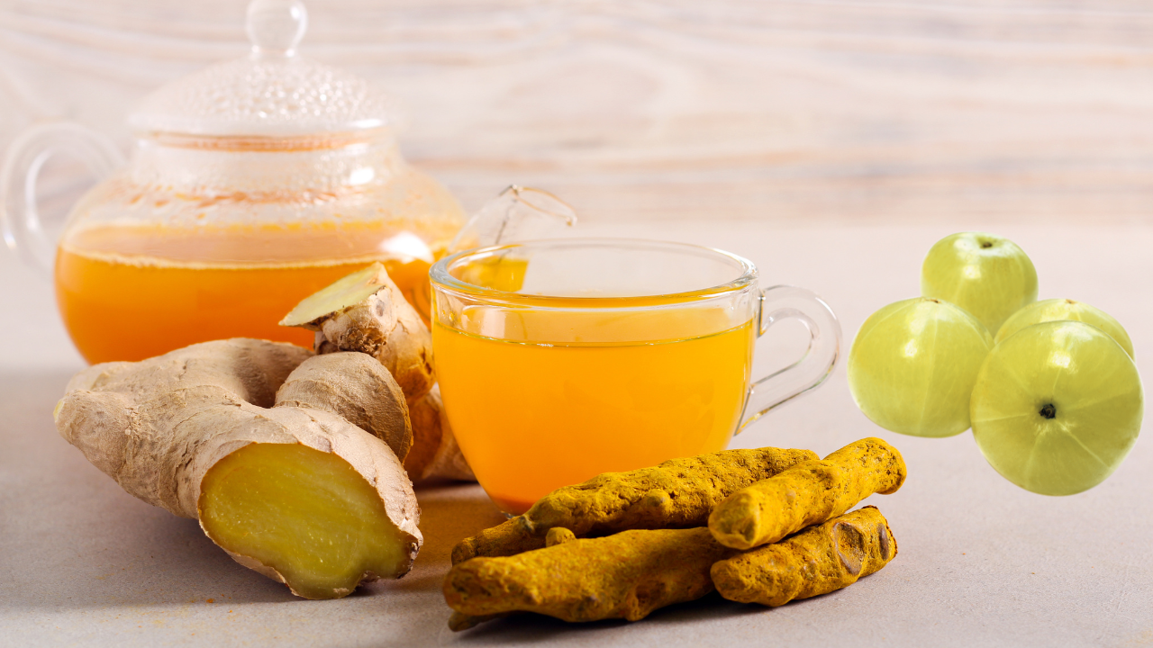 7 benefits of drinking Amla, ginger and turmeric shot daily