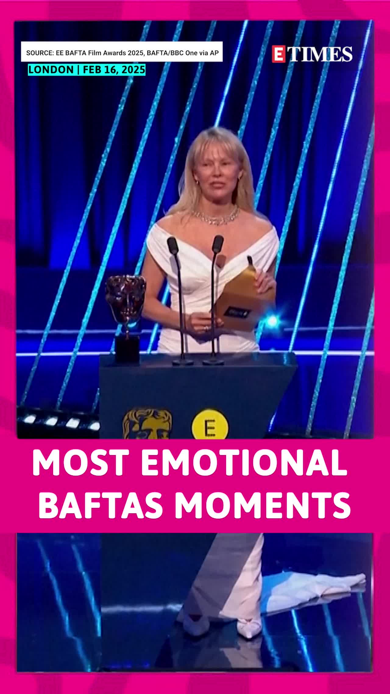 Most Emotional Moments From BAFTA Film Awards 2025 In London WATCH