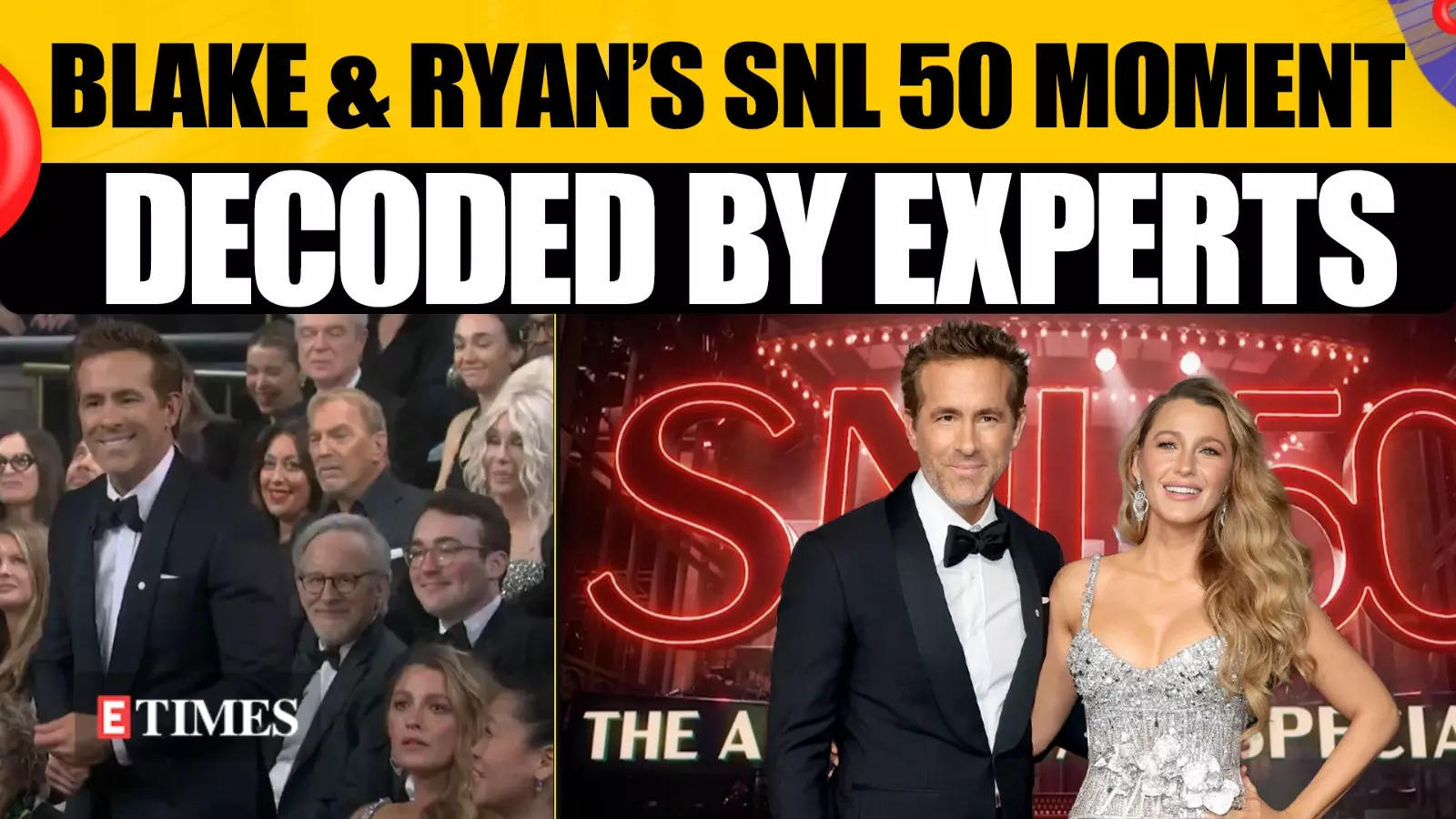 Blake Lively & Ryan Reynolds: Tension at SNL 50? Body Language Expert Breaks It Down