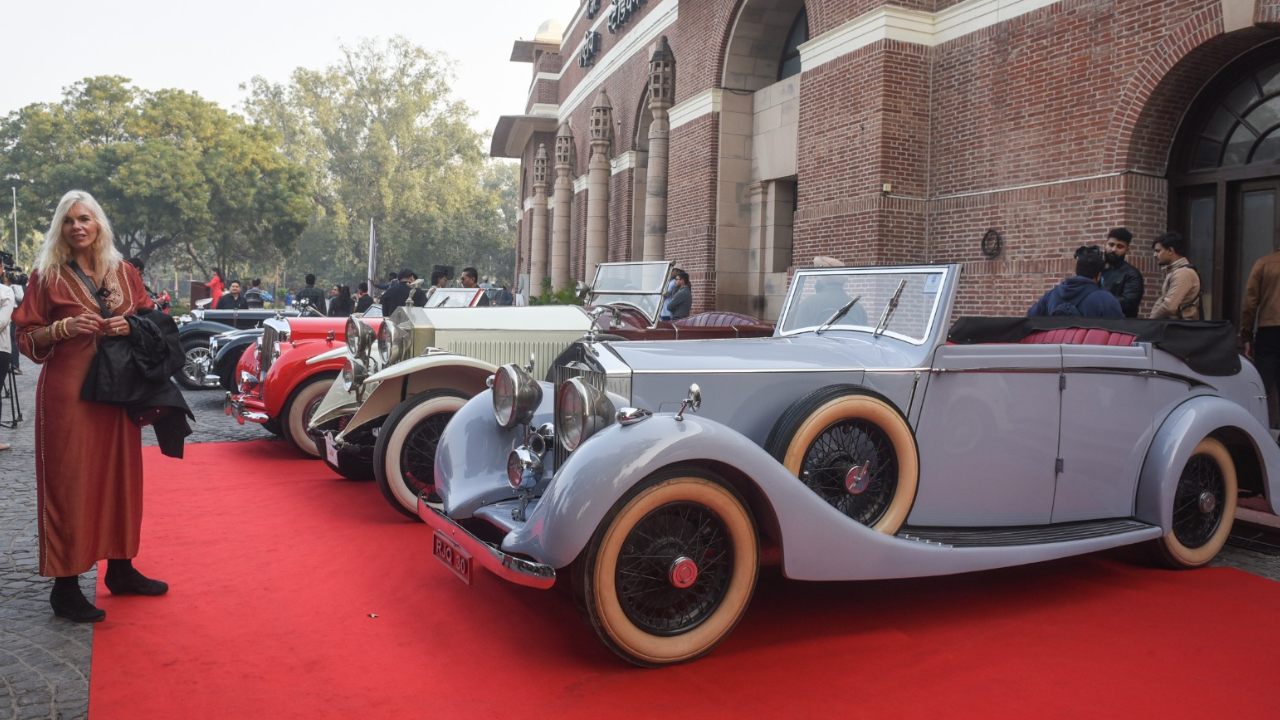 History, heritage and horsepower: Vintage beauties on modern Delhi ...