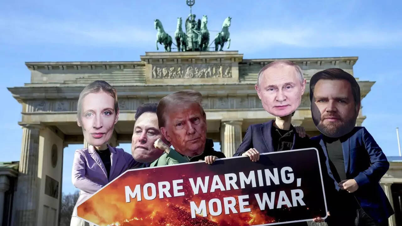 ​German elections heat up: Protests in Berlin featuring Trump, Musk, Putin over foreign support for far right